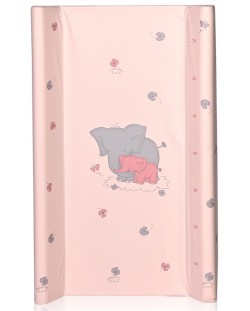 Твърда подложка Lorelli - 50 х 71 cm, розова със слончета