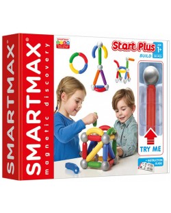 Магнитен конструктор Smart Games Smartmax - Старт Плюс