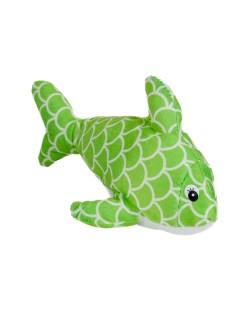 Плюшена играчка Morgenroth Plusch - Зелена рибка, 22 cm