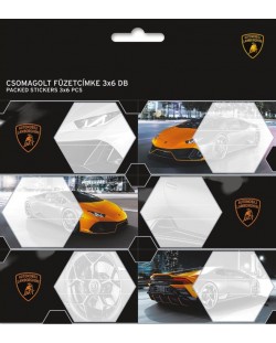 Ученически етикети Ars Una Lamborghini - 18 броя