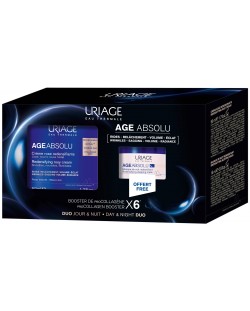 Uriage Age Absolu Комплект - Коригиращ крем и Нощна маска, 50 + 15 ml (Лимитирано)