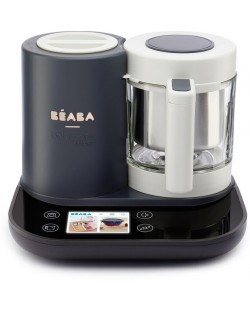 Уред за готвене Beaba - Babycook Smart, Charcoal Grey