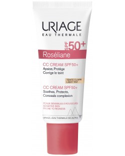 Uriage Roseliane CC Тониран крем, SPF50+, светъл нюанс, 40 ml