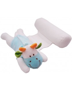 Възглавничка за спане настрани с играчка Sevi Baby - Кравичка
