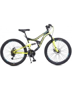 Велосипед със скорости Byox - GR, 26", жълт