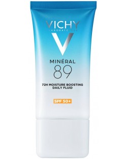 Vichy Minéral 89 Хидратиращ слънцезащитен флуид, SPF50+, 50 ml