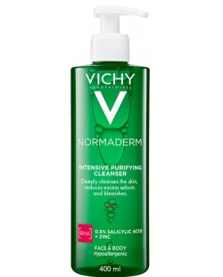 Vichy Normaderm Почистващ гел Phytosolution, 400 ml