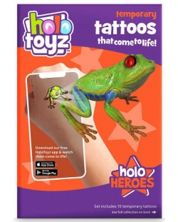 Временни татуировки HoloToyz Augmented Reality - Герои