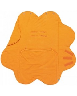 Wallaboo Одеялце с форма на цвете Оранжево