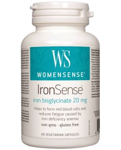 WomenSense Iron Sense, 60 веге капсули, Natural Factors