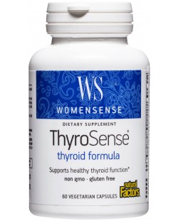 WomenSense ThyroSense, 60 веге капсули, Natural Factors