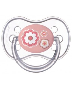 Залъгалка Canpol - Newborn Baby, 0-6 месеца, розова