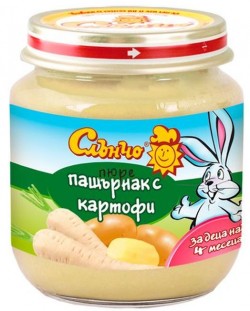 Зеленчуково пюре Слънчо - Пащърнак с картофи, 130 g