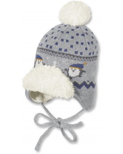 Зимна бебешка шапка Sterntaler - 39 cm, 3-4 месеца