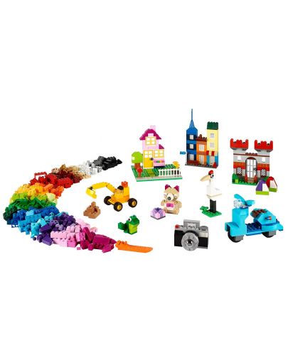 Конструктор Lego Classic - Кутия с креативен комплект тухлички (10698) - 4