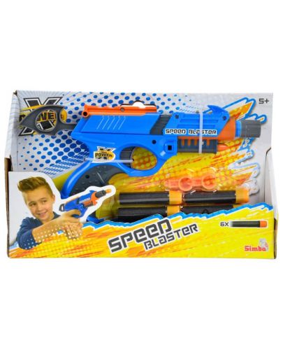 Детска играчка Simba Toys - Пистолет Speed Blaster, X Power - 2