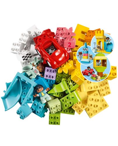 Конструктор Lego Duplo - Луксозна кутия с тухлички (10914) - 2