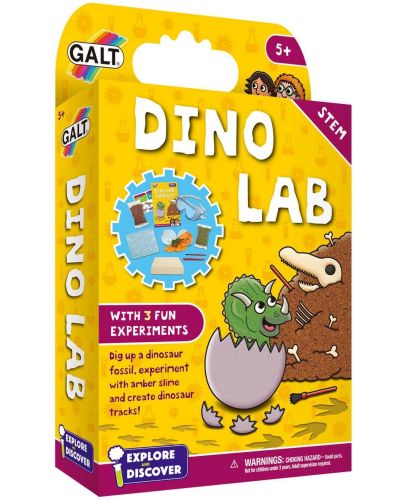 Комплект за експерименти Galt - Лаборатория за динозаври - 1