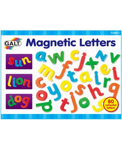 Магнитни букви Galt - Английска азбука, 80 броя - 1
