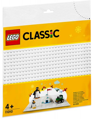 Конструктор Lego Classic - Бял фундамент (11010) - 1