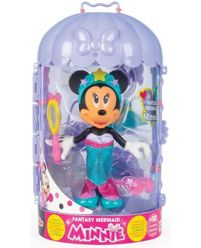 Кукла IMC Toys Disney - Мини Маус, русалка, 15 cm - 1