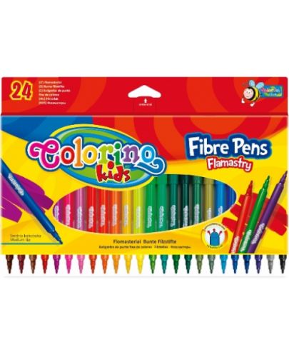 Флумастери Colorino - Комплект от 24 цвята - 1