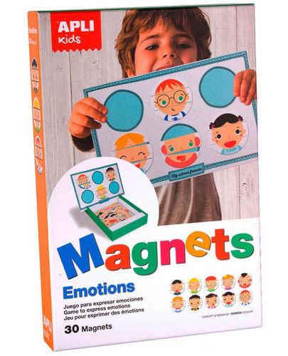 Образователна магнитна игра Apli Kids - Емоции - 1
