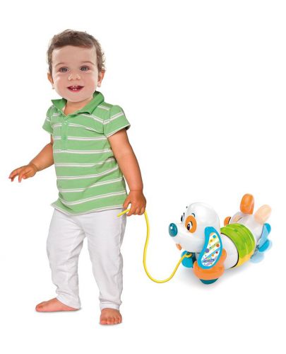 Детска играчка за дърпане Clementoni Baby - Куче Чарли, със звук - 5