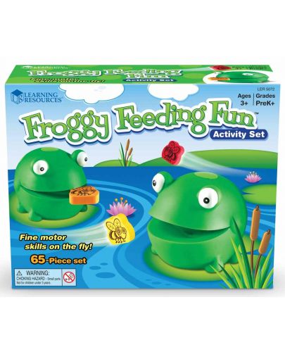 Детска игра Learning Resources - Нахрани забавната жабка - 1
