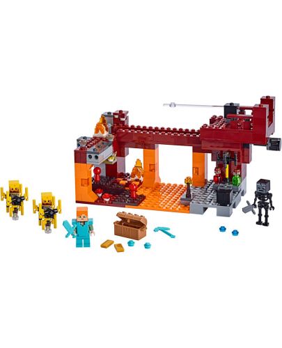 Конструктор Lego Minecraft - Светещият мост (21154) - 2