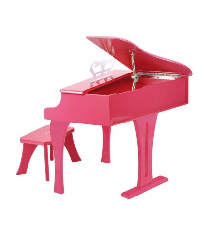 Детски музикален инструмент Hape - Пиано, розово - 2