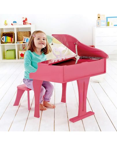 Детски музикален инструмент Hape - Пиано, розово - 4