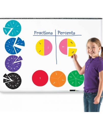 Детско математическо помагало Learning Resources - Дроби и проценти - 2