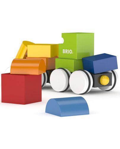 Сглобяема играчка Brio - Влакче с магнити, 11 части - 4