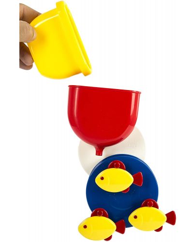 Играчка за баня Ambi Toys - Водно колело с цветни рибки - 3