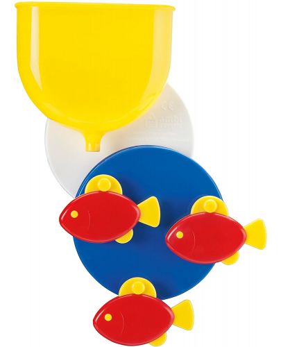 Играчка за баня Ambi Toys - Водно колело с цветни рибки - 2