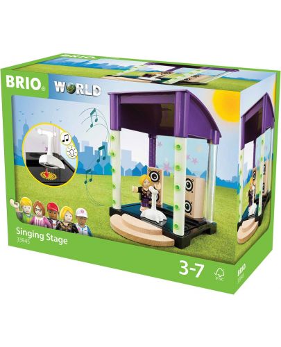 Сглобяема играчка Brio World - Караоке сцена, 6 части - 1