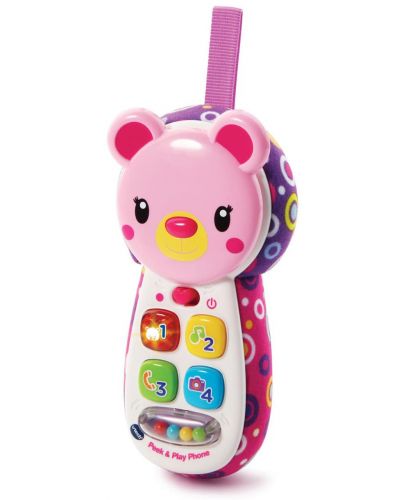 Детска играчка Vtech - Телефон розово меченце - 2