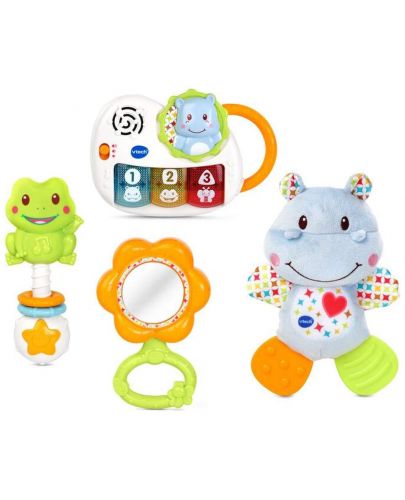 Подаръчен комплект играчки за бебе Vtech - Син - 2