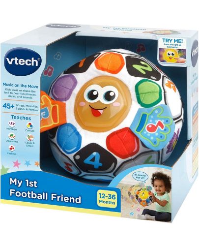 Интерактивна играчка Vtech - Моята първа футболна топка - 1