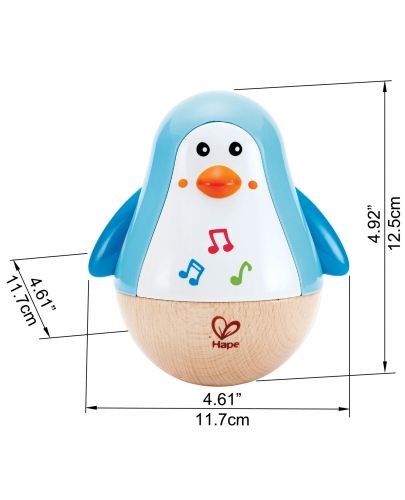Музикална играчка Hape - Пингвин - 5