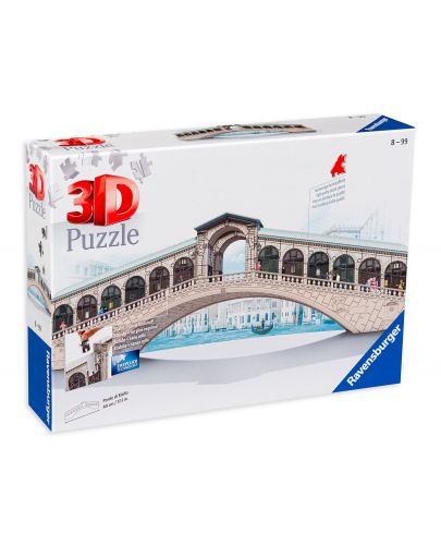 3D пъзел Ravensburger от 216 части - Мостът Риалто - 1