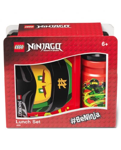 Комплект бутилка и кутия за храна Lego Wear - Ninjago Lunch , червен - 4