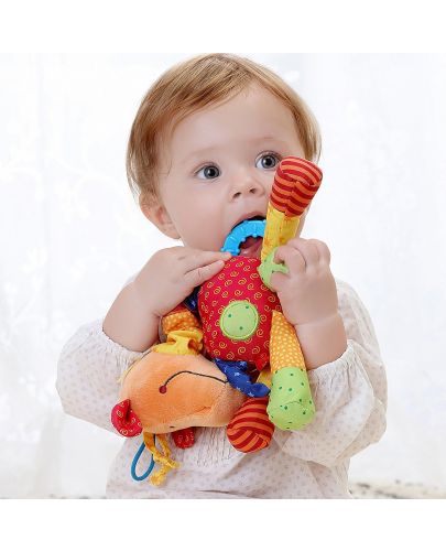 Бебешка играчка Sigikid Baby Basics - Жираф - 5