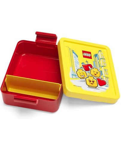 Кутия за храна Lego Wear - Iconic , червена - 2