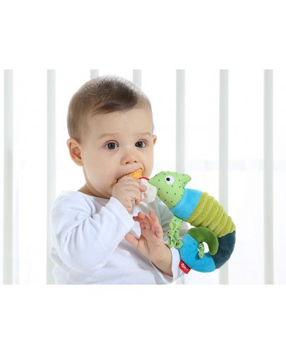 Бебешка играчка за кошче Sigikid - Хамелеон - 4