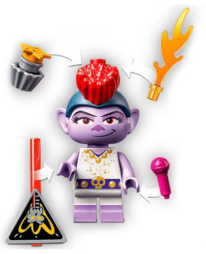 Конструктор Lego Trolls World Tour - Рок концерт във вулкана (41254) - 8