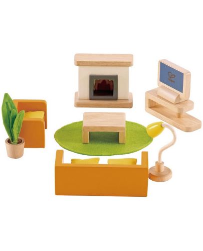 Комплект дървени мини мебели Hape - Всекидневна - 1