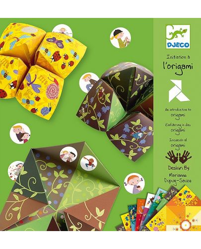 Комплект за оригами Djeco - Птици - 1