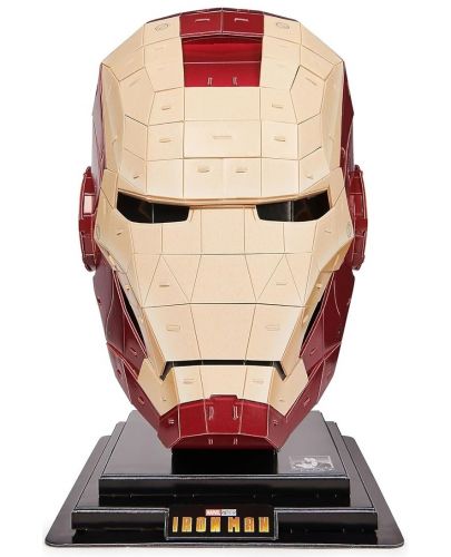 4D пъзел Spin Master от 96 части - Marvel: Iron Man Helmet - 1